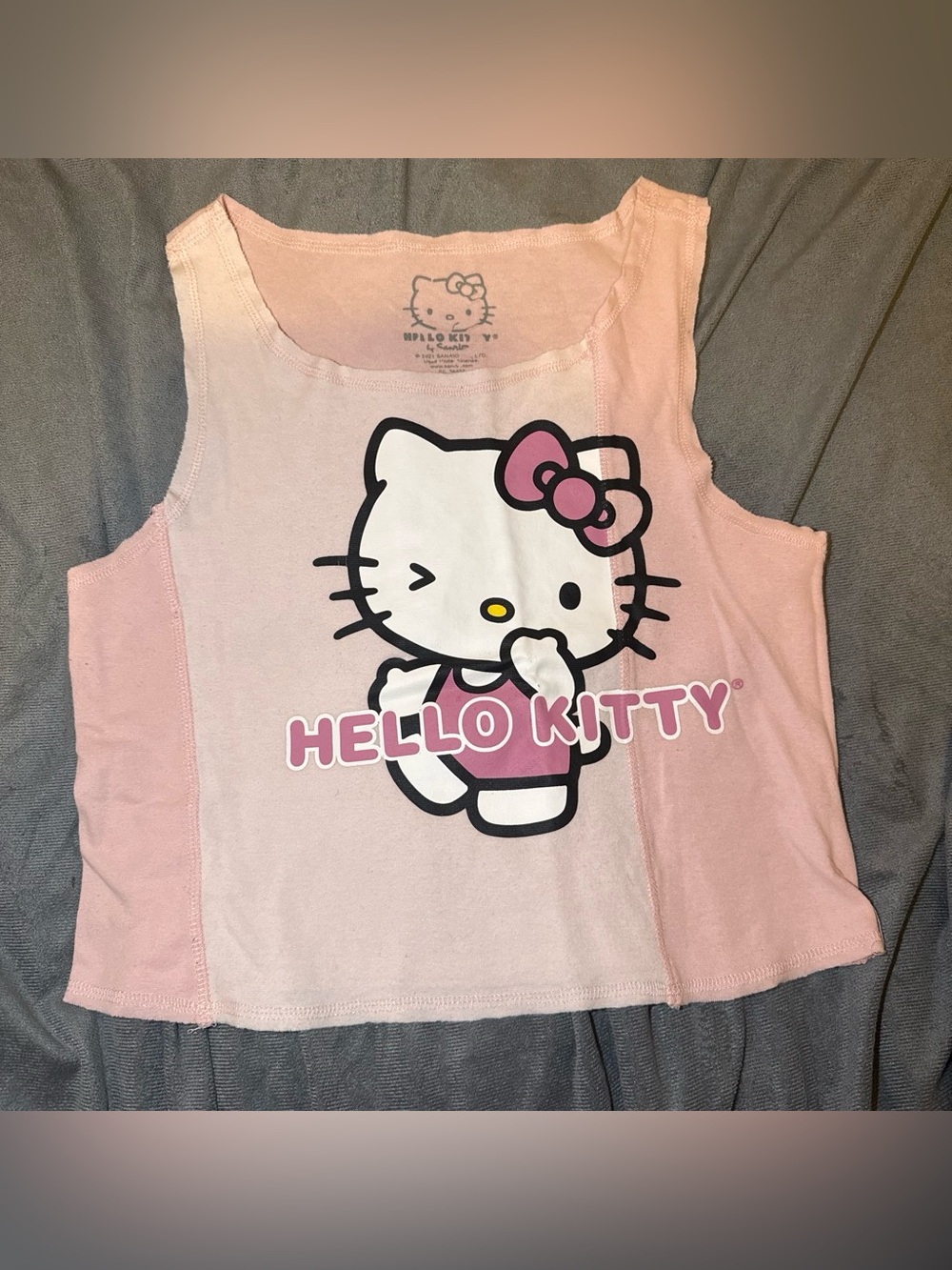 Hello Kitty Pink Graphic Tank Top